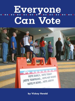 cover image of Everyone Can Vote